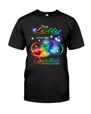 This Lolly Loves Grandkids To The Moon And Back Classic T-Shirt front