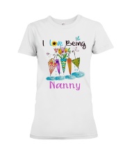 Umbrella - I Love Being Nanny Premium Fit Ladies Tee tile