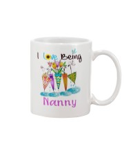 Umbrella - I Love Being Nanny Mug tile