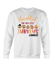 Thankful For My Little Turkeys Omilife Crewneck Sweatshirt tile