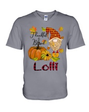 Thankful Blessed Lolli V-Neck T-Shirt tile