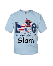 Love Being Called Glam Life 4th Of July Youth T-Shirt tile