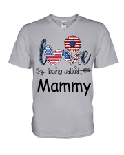 Love Being Called Mammy Flag V-Neck T-Shirt tile