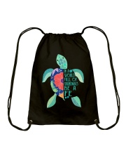 Turtle - Be A Fe Drawstring Bag tile