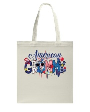 Patriotic Doodle 4th Of July American Grammy Tote Bag tile