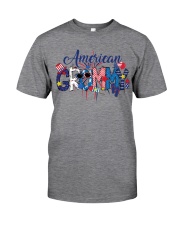 Patriotic Doodle 4th Of July American Grammy Classic T-Shirt front
