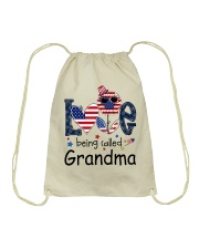 Love Being Called Grandma Life 4th Of July Drawstring Bag tile