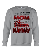 Blessed To Be Called Mom And NAYNAY Crewneck Sweatshirt tile