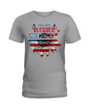 Blessed to be called Honey 4th July Ladies T-Shirt tile