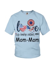 Love Being Called Mom-Mom Flag Youth T-Shirt tile