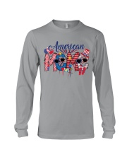 Patriotic Doodle 4th Of July American Meme Long Sleeve Tee tile