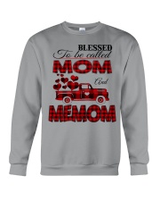 Blessed To Be Called Mom And MEMOM Crewneck Sweatshirt tile