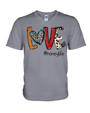 Love Honey - Valentines V-Neck T-Shirt tile