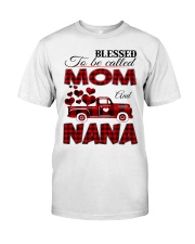 Blessed To Be Called Mom And NANA Premium Fit Mens Tee tile