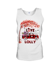 Valentine - I Love Being A Lolly Unisex Tank tile