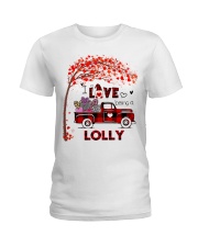 Valentine - I Love Being A Lolly Ladies T-Shirt tile