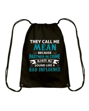 They Call Me Mean Drawstring Bag tile