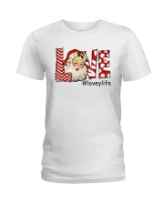Love Loveylife-Santa Art Ladies T-Shirt tile