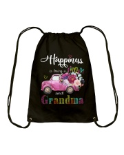 Happiness Is Being A Mom And Grandma Drawstring Bag tile