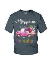 Happiness Is Being A Mom And Grandma Youth T-Shirt tile