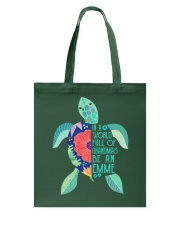 Turtle - Be An Emme Tote Bag tile