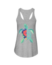 Turtle - Be An Emme Ladies Flowy Tank tile