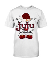 Juju Claus-Red Plaid Premium Fit Mens Tee tile
