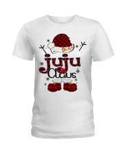 Juju Claus-Red Plaid Ladies T-Shirt tile