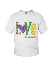 Love Grandylife Mardi Gras Youth T-Shirt tile