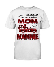 Blessed To Be Called Mom And NANNIE Premium Fit Mens Tee tile