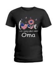 Love Being Called Oma Ladies T-Shirt tile