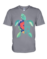 Turtle - Be A Konk V-Neck T-Shirt tile