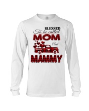 Blessed To Be Called Mom And MAMMY Long Sleeve Tee tile
