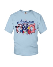 Patriotic Doodle 4th Of July American Oma Youth T-Shirt tile