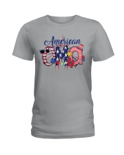 Patriotic Doodle 4th Of July American Oma Ladies T-Shirt tile