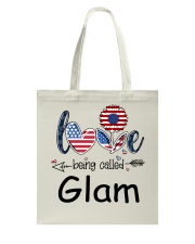 Love Being Called Glam Flag Tote Bag tile