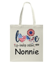 Love Being Called Nonnie Flag Tote Bag tile