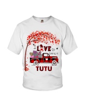 Valentine - I Love Being A Tutu Youth T-Shirt tile