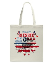 Blessed to be called Oma 4th July Tote Bag tile