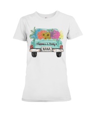 Happiness Is Being A Nana Truck Premium Fit Ladies Tee tile
