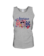 4th Of July Patriotic Doodle American Mom Unisex Tank tile