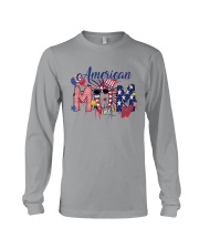 4th Of July Patriotic Doodle American Mom Long Sleeve Tee tile