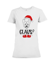 Corgi Claus Premium Fit Ladies Tee tile
