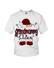 Grandmommy Claus-Red Plaid Youth T-Shirt tile