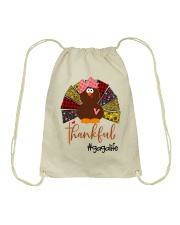 Thankful Gaga Life Drawstring Bag tile