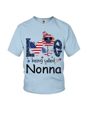 Love Being Called Nonna Life 4th Of July Youth T-Shirt tile