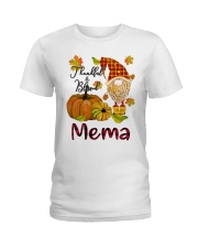 Thankful Blessed Mema Ladies T-Shirt tile