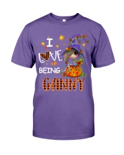 I Love Being Ganny-Pumpkin Art Premium Fit Mens Tee tile