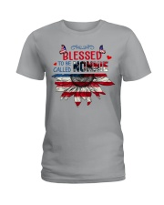 Blessed to be called Nonie 4th July Ladies T-Shirt tile