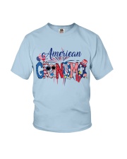 4th Of July Patriotic Doodle American Grandma Youth T-Shirt tile